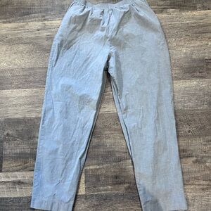 Alfred Dunner Women's Gray Chinos